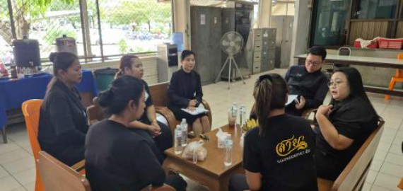 ภาพกิจกรรม  คณะวิทยาศาสตร์และเทคโนโลยี เข้าร่วมหารือแนวทางการขับเคลื่อนโมเดลขจัดความยากจน THAPHUSA MODEL 