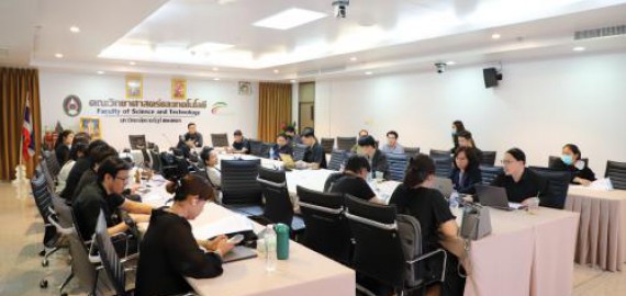 ภาพกิจกรรม  คณะวิทยาศาสตร์และเทคโนโลยี มหาวิทยาลัยราชภัฏกําแพงเพชร จัดประชุมประธานโปรแกรมวิชาและคณะกรรมการดำเนินงานขับเคลื่อนการรับนักศึกษาคณะวิทยาศาสตร์และเทคโนโลยี