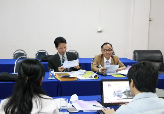 การตรวจประเมินคุณภาพการศึกษาภายใน ประจำปีการศึกษา 2557 ระดับหลักสูตรคณิตศาสตร์