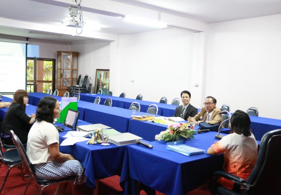 การตรวจประเมินคุณภาพการศึกษาภายใน ประจำปีการศึกษา 2557 ระดับหลักสูตรคณิตศาสตร์