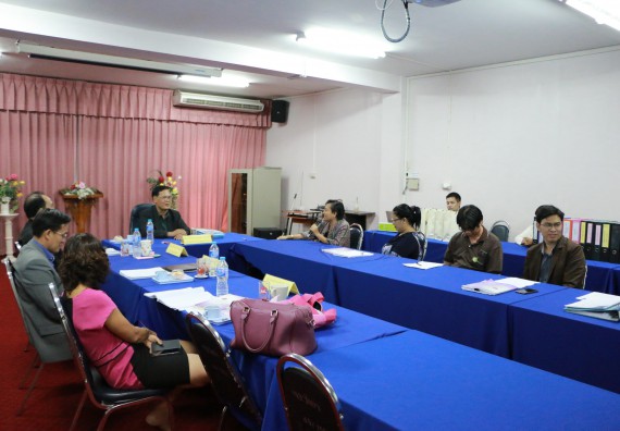 การตรวจประเมินคุณภาพการศึกษาภายใน ระดับคณะ ประจำปีการศึกษา 2557