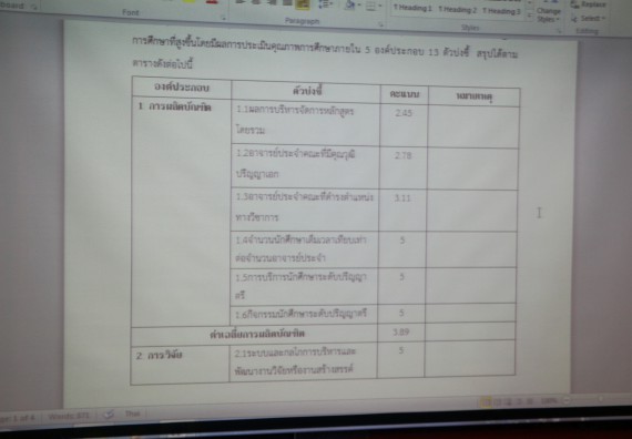 การตรวจประเมินคุณภาพการศึกษาภายใน ระดับคณะ ประจำปีการศึกษา 2557