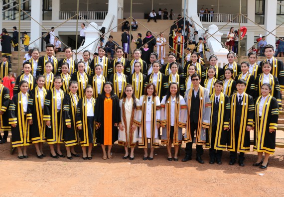 พิธีซ้อมรับพระราชทานปริญญาบัตร ประจำปี 2556 - 2557