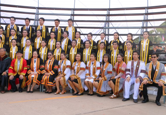 พิธีซ้อมรับพระราชทานปริญญาบัตร ประจำปี 2556 - 2557