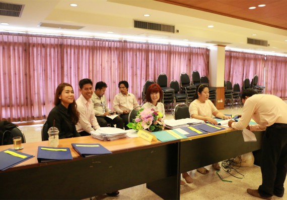 คณะวิทยาศาสตร์และเทคโนโลยี เข้าร่วม โครงการฝึกอบรมผู้ประเมินคุณภาพภายในระดับหลักสูตร