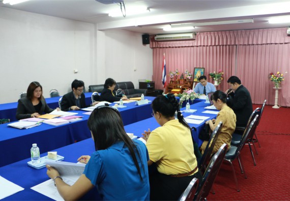 โปรแกรมวิชาเคมี ตรวจประเมินคุณภาพการศึกษาภายใน ประจำปีการศึกษา 2558 ระดับหลักสูตรเคมี