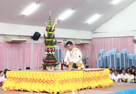 คณะวิทยาศาสตร์และเทคโนโลยี กิจกรรมบายศรีสู่ขวัญ คณะวิทยาศาสตร์และเทคโนโลยี ประจำปี 2559