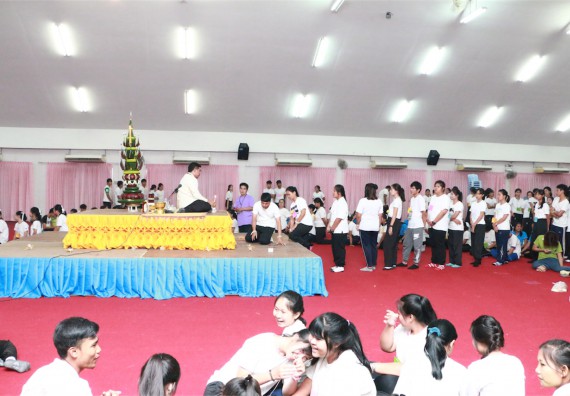 คณะวิทยาศาสตร์และเทคโนโลยี กิจกรรมบายศรีสู่ขวัญ คณะวิทยาศาสตร์และเทคโนโลยี ประจำปี 2559