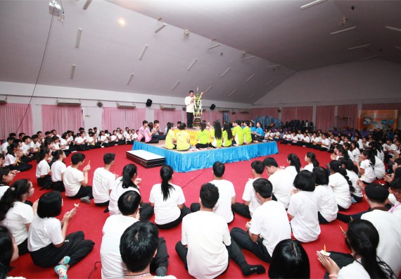 คณะวิทยาศาสตร์และเทคโนโลยี กิจกรรมบายศรีสู่ขวัญ คณะวิทยาศาสตร์และเทคโนโลยี ประจำปี 2559