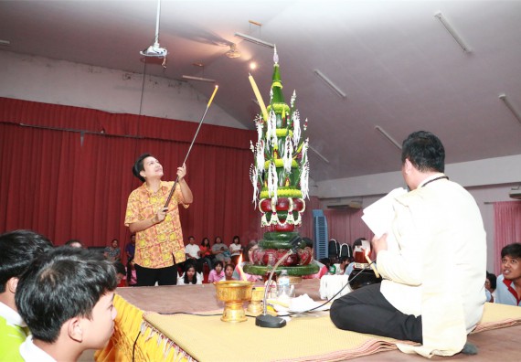 คณะวิทยาศาสตร์และเทคโนโลยี กิจกรรมบายศรีสู่ขวัญ คณะวิทยาศาสตร์และเทคโนโลยี ประจำปี 2559