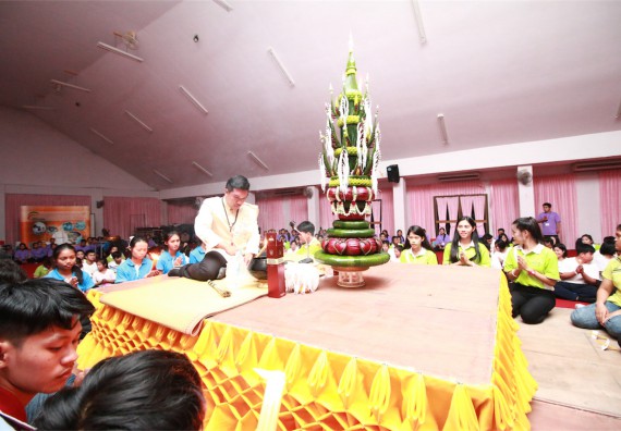 คณะวิทยาศาสตร์และเทคโนโลยี กิจกรรมบายศรีสู่ขวัญ คณะวิทยาศาสตร์และเทคโนโลยี ประจำปี 2559