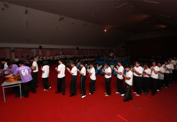 คณะวิทยาศาสตร์และเทคโนโลยี กิจกรรมบายศรีสู่ขวัญ คณะวิทยาศาสตร์และเทคโนโลยี ประจำปี 2559