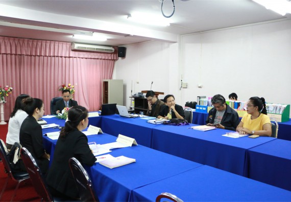 คณะวิทยาศาสตร์และเทคโนโลยี ตรวจประเมินคุณภาพการศึกษาภายใน ระดับคณะ ปีการศึกษา 2558