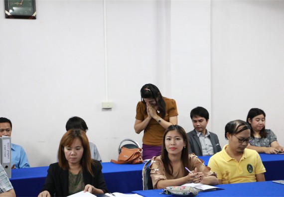 คณะวิทยาศาสตร์และเทคโนโลยี ตรวจประเมินคุณภาพการศึกษาภายใน ระดับคณะ ปีการศึกษา 2558