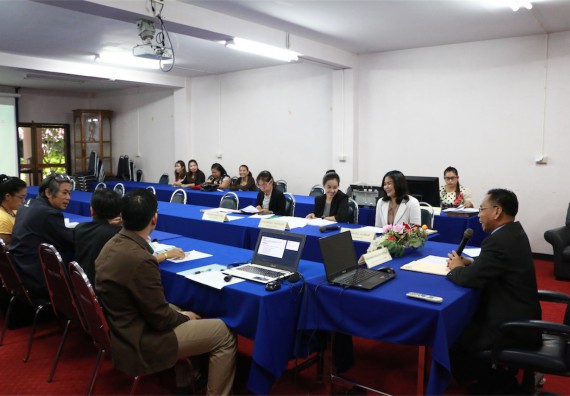 คณะวิทยาศาสตร์และเทคโนโลยี ตรวจประเมินคุณภาพการศึกษาภายใน ระดับคณะ ปีการศึกษา 2558