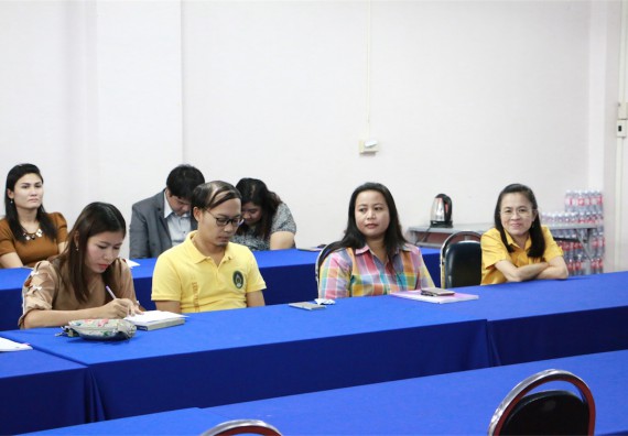 คณะวิทยาศาสตร์และเทคโนโลยี ตรวจประเมินคุณภาพการศึกษาภายใน ระดับคณะ ปีการศึกษา 2558