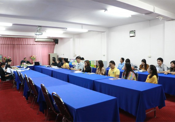 คณะวิทยาศาสตร์และเทคโนโลยี ตรวจประเมินคุณภาพการศึกษาภายใน ระดับคณะ ปีการศึกษา 2558