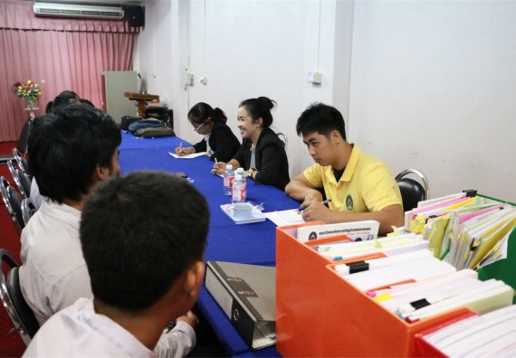 คณะวิทยาศาสตร์และเทคโนโลยี ตรวจประเมินคุณภาพการศึกษาภายใน ระดับคณะ ปีการศึกษา 2558