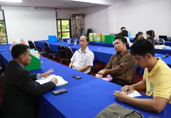 คณะวิทยาศาสตร์และเทคโนโลยี ตรวจประเมินคุณภาพการศึกษาภายใน ระดับคณะ ปีการศึกษา 2558