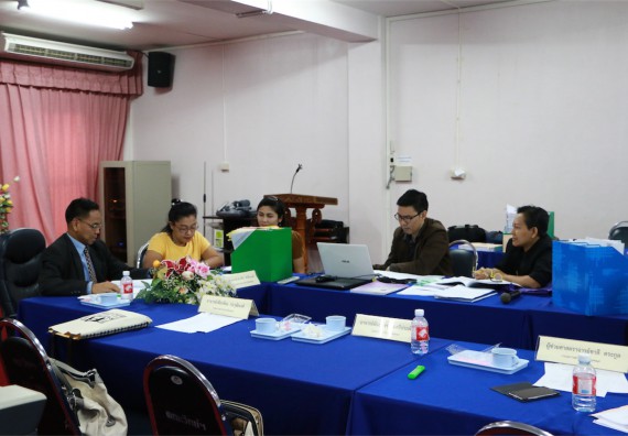 คณะวิทยาศาสตร์และเทคโนโลยี ตรวจประเมินคุณภาพการศึกษาภายใน ระดับคณะ ปีการศึกษา 2558