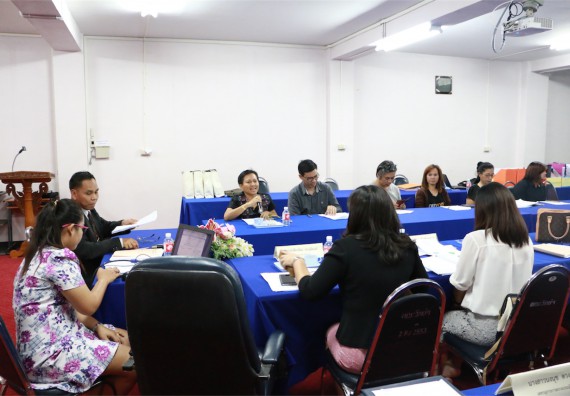 คณะวิทยาศาสตร์และเทคโนโลยี ตรวจประเมินคุณภาพการศึกษาภายใน ระดับคณะ ปีการศึกษา 2558