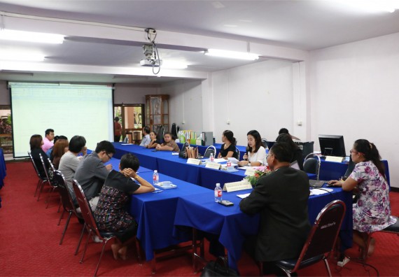 คณะวิทยาศาสตร์และเทคโนโลยี ตรวจประเมินคุณภาพการศึกษาภายใน ระดับคณะ ปีการศึกษา 2558