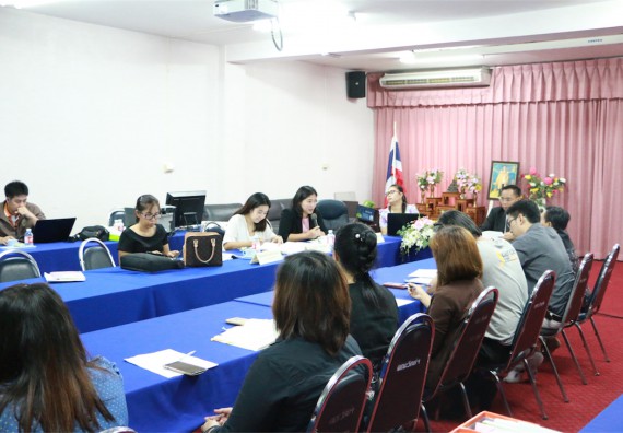 คณะวิทยาศาสตร์และเทคโนโลยี ตรวจประเมินคุณภาพการศึกษาภายใน ระดับคณะ ปีการศึกษา 2558