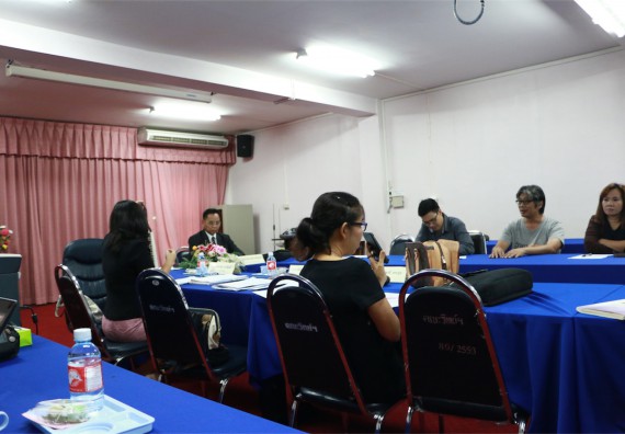 คณะวิทยาศาสตร์และเทคโนโลยี ตรวจประเมินคุณภาพการศึกษาภายใน ระดับคณะ ปีการศึกษา 2558