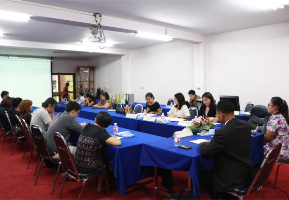 คณะวิทยาศาสตร์และเทคโนโลยี ตรวจประเมินคุณภาพการศึกษาภายใน ระดับคณะ ปีการศึกษา 2558