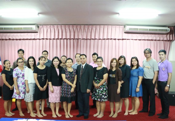 คณะวิทยาศาสตร์และเทคโนโลยี ตรวจประเมินคุณภาพการศึกษาภายใน ระดับคณะ ปีการศึกษา 2558