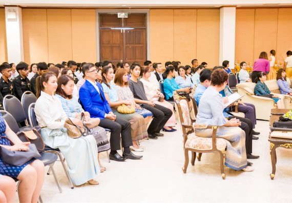 คณะวิทยาศาสตร์และเทคโนโลยี เข้าร่วม พิธีถวายราชสดุดี สมเด็จพระนางเจ้าฯ พระบรมราชินีนาถ เนื่องในโอกาสมหามงคลเฉลิมพระชนมพรรษา 84 พรรษา 12 สิงหาคม 2559 งามอย่างไทย เทิดไท้ราชินี