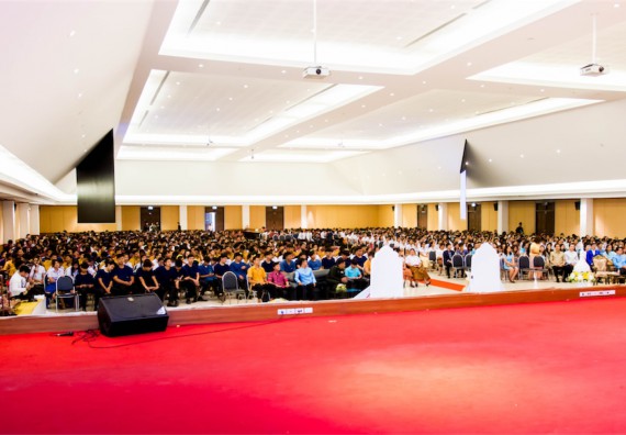 คณะวิทยาศาสตร์และเทคโนโลยี เข้าร่วม พิธีถวายราชสดุดี สมเด็จพระนางเจ้าฯ พระบรมราชินีนาถ เนื่องในโอกาสมหามงคลเฉลิมพระชนมพรรษา 84 พรรษา 12 สิงหาคม 2559 งามอย่างไทย เทิดไท้ราชินี