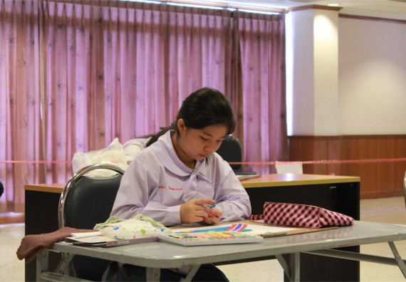 การแข่งขันวาดภาพด้วยสีชอล์ก ระดับประถมศึกษาปีที่ 4-6