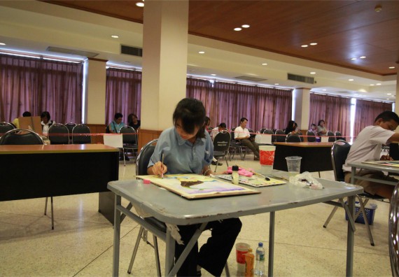 การแข่งขันวาดภาพด้วยสีน้ำ ระดับมัธยมศึกษาปีที่ 1-3