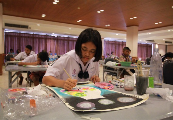 การแข่งขันวาดภาพด้วยสีน้ำ ระดับมัธยมศึกษาปีที่ 1-3