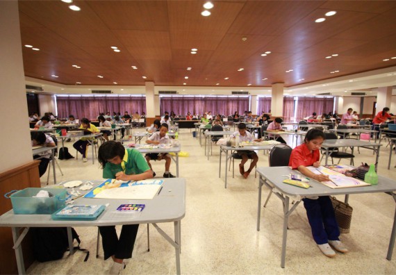 การแข่งขันวาดภาพด้วยสีน้ำ ระดับมัธยมศึกษาปีที่ 1-3