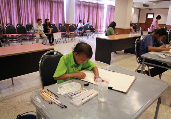 การแข่งขันวาดภาพด้วยสีน้ำ ระดับมัธยมศึกษาปีที่ 1-3