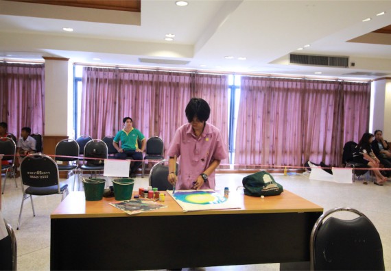 การแข่งขันวาดภาพด้วยสีโปสเตอร์ ระดับมัธยมศึกษาปีที่ 4-6