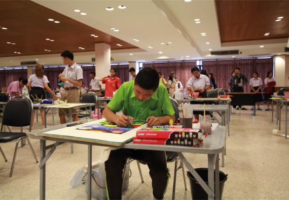การแข่งขันวาดภาพด้วยสีโปสเตอร์ ระดับมัธยมศึกษาปีที่ 4-6