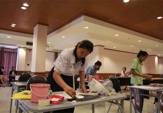 การแข่งขันวาดภาพด้วยสีโปสเตอร์ ระดับมัธยมศึกษาปีที่ 4-6