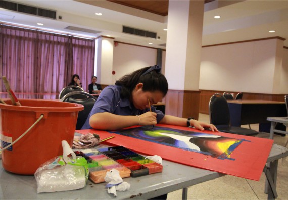 การแข่งขันวาดภาพด้วยสีโปสเตอร์ ระดับมัธยมศึกษาปีที่ 4-6