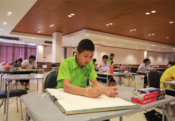 การแข่งขันวาดภาพด้วยสีโปสเตอร์ ระดับมัธยมศึกษาปีที่ 4-6