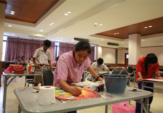 การแข่งขันวาดภาพด้วยสีโปสเตอร์ ระดับมัธยมศึกษาปีที่ 4-6