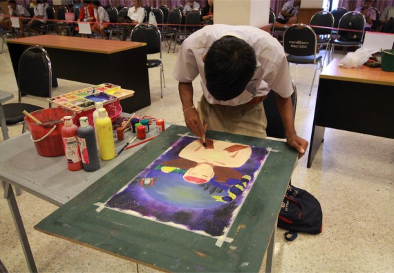 การแข่งขันวาดภาพด้วยสีโปสเตอร์ ระดับมัธยมศึกษาปีที่ 4-6