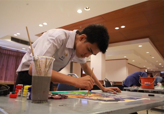 การแข่งขันวาดภาพด้วยสีโปสเตอร์ ระดับมัธยมศึกษาปีที่ 4-6