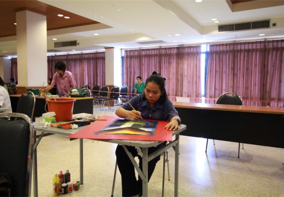 การแข่งขันวาดภาพด้วยสีโปสเตอร์ ระดับมัธยมศึกษาปีที่ 4-6