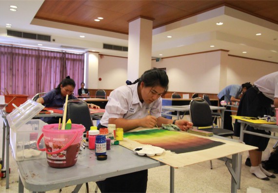 การแข่งขันวาดภาพด้วยสีโปสเตอร์ ระดับมัธยมศึกษาปีที่ 4-6