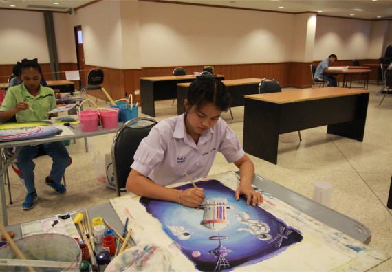 การแข่งขันวาดภาพด้วยสีโปสเตอร์ ระดับมัธยมศึกษาปีที่ 4-6