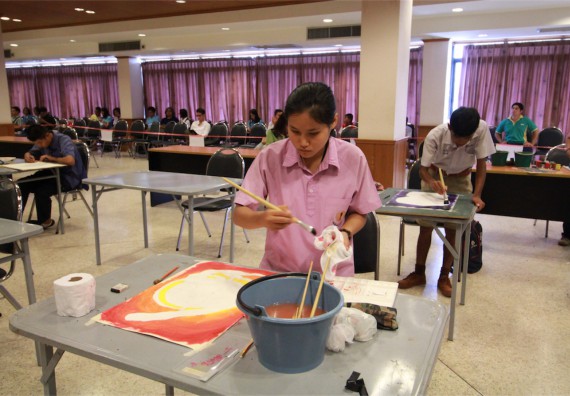 การแข่งขันวาดภาพด้วยสีโปสเตอร์ ระดับมัธยมศึกษาปีที่ 4-6