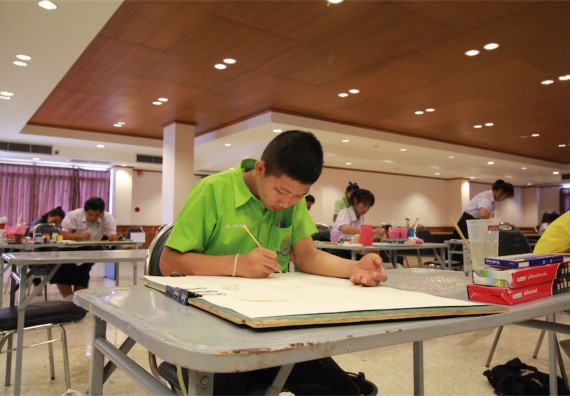 การแข่งขันวาดภาพด้วยสีโปสเตอร์ ระดับมัธยมศึกษาปีที่ 4-6